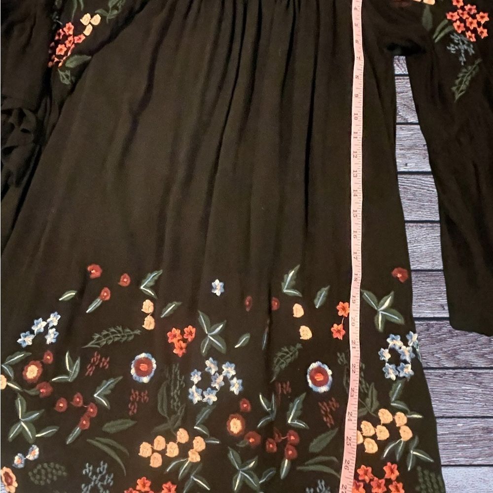 Urge off shoulder embroidered tunic dress. - Picture 6 of 9